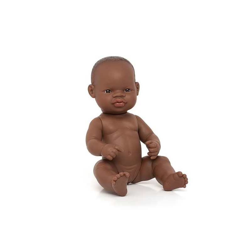 Muñeco africano Miniland - Niña - 32 cm - + 10 meses
