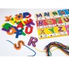 Activity 123 ABC Miniland - + 3 años - Colores surtidos - Caja 27 ud + 10 cordones