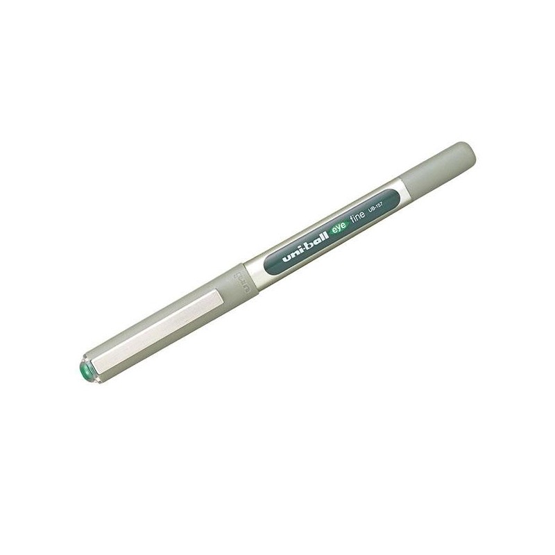 Rotulador punta bola Uni-ball eye fine trazo 0,7mm verde