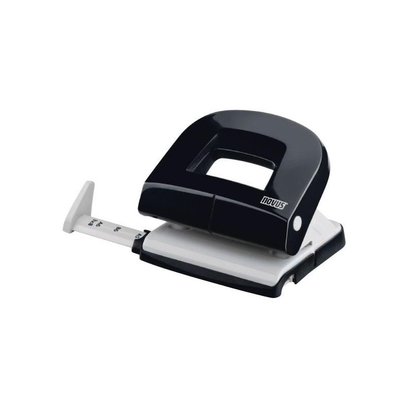 Taladro Novus Evolution E216 - 16 hojas - Punzones 2 x 5,5 mm - Color negro
