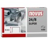 Grapas Novus 24/8- Galvanizadas - 50 hojas - Caja 1000 grapas