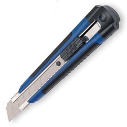 Cúter profesional Dahle - 18 mm - Color azul - Incluye recambios