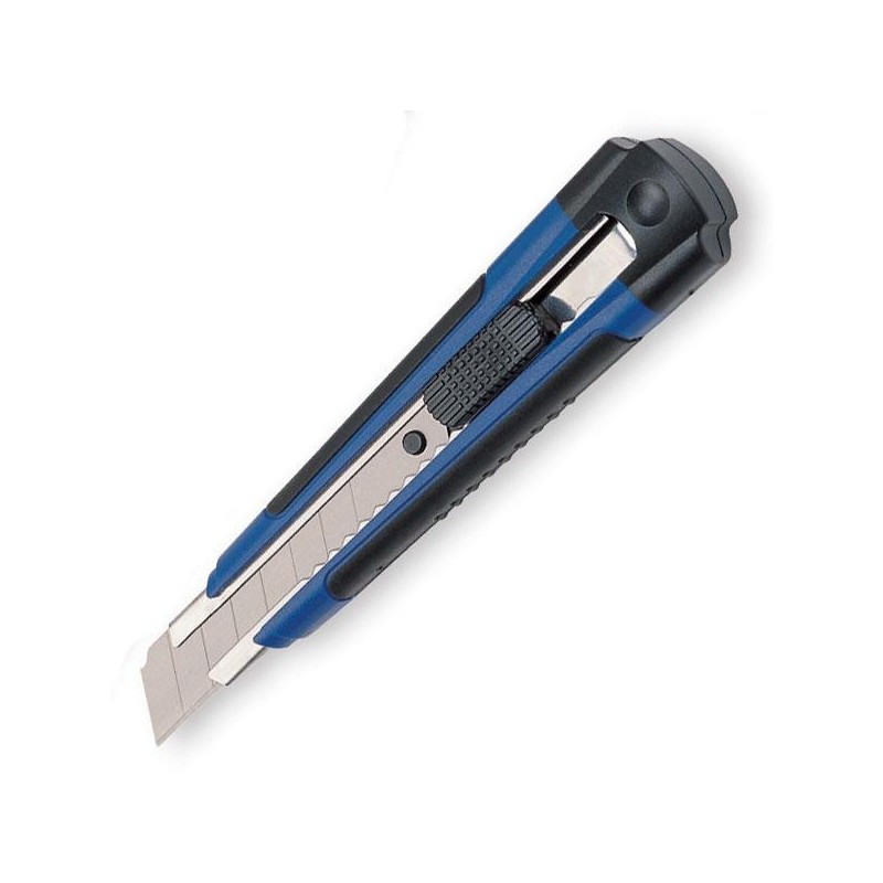 Cúter profesional Dahle - 18 mm - Color azul - Incluye recambios