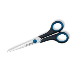 Tijeras Dahle Office Comfort Grip - 18 cm - Color negro/azul