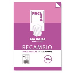 Recambio Pacsa - Folio - 4x4 - 90 g - 100 hojas