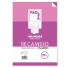 Recambio Pacsa - Folio - 4x4 - 90 g - 100 hojas