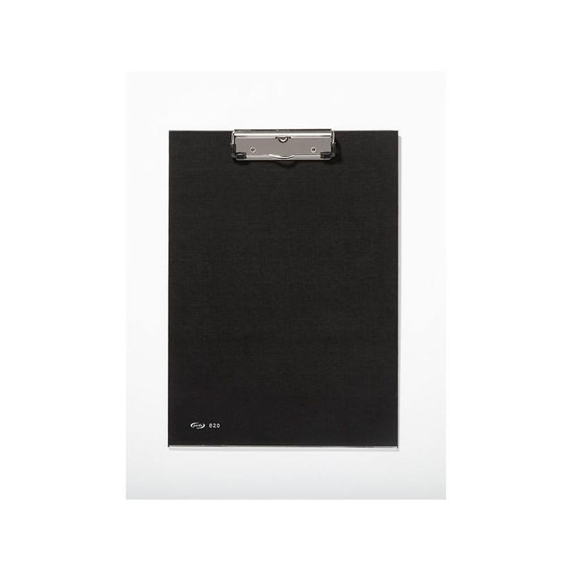 Portablock con pinza Pardo - PVC - 34,5 x 25 cm - Color negro Portablock con pinza Pardo - PVC - 34,5 x 25 cm - Color negro