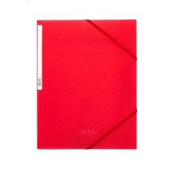 Carpeta de gomas Pardo Studio Style - Solapas - PP - Folio - Color rosa