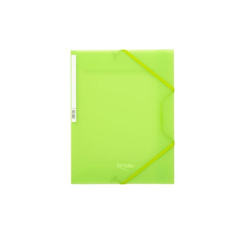 Carpeta de gomas Pardo Studio Style - Solapas - PP - Folio - Color verde Carpeta de gomas Pardo Studio Style - Solapas - PP - Folio - Color verde