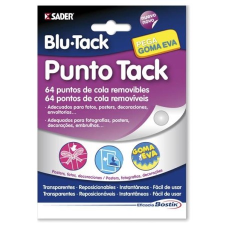 Punto tack Plico - 64 puntos - Color transparente