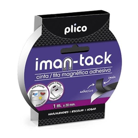 Cinta adhesiva Plico Iman-tack - 20 mm x 1 m