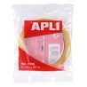 Cinta adhesiva transparente Apli - 12 mm x 66 m