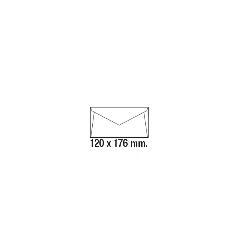 Sobres comercial Sam - Caña verjurado - 120 x 176 mm - 63 g - Engomado - Caja 500 sobres Sobres comercial Sam - Caña verjurado - 120 x 176 mm - 63 g - Engomado - Caja 500 sobres