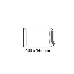 Bolsas salario Sam - Kraft - 100 x 145 mm - 70 g - Tira de silicona - Caja 1000 bolsas
