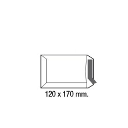 Bolsas salario Sam - Kraft - 120 x 170 mm - 70 g - Tira de silicona - Caja 1000 bolsas
