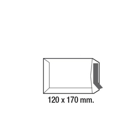 Bolsas salario Sam - Kraft - 120 x 170 mm - 70 g - Tira de silicona - Caja 1000 bolsas