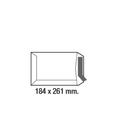 Bolsas cuarto prolongado Sam - Celulosa chamoix - 184 x 261 mm - 85 g - Tira de silicona - Caja 250 bolsas