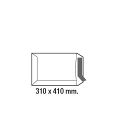 Bolsas radiografía Sam - Offset blanco - 310 x 410 mm - 100 g - Tira de silicona - Caja 250 bolsas