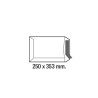 Bolsas Folio/B4 Sam - Offset blanco - 250 x 353 mm - 100 g - Tira de silicona - Caja 250 bolsas