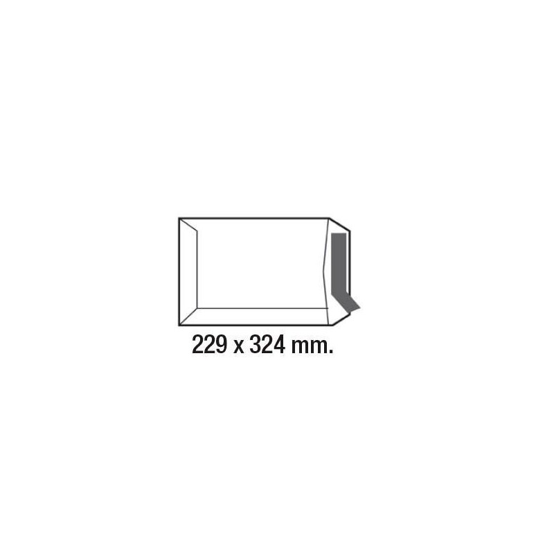 Bolsas C4 Sam - Offset blanco - 229 x 324 mm - 100 g - Tira de silicona - Caja 250 bolsas Bolsas C4 Sam - Offset blanco - 229 x 324 mm - 100 g - Tira de silicona - Caja 250 bolsas