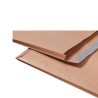 Bolsas con fuelle Sam - Kraft verjurado - 280 x 365 x 30 mm - 120 g - Tira de silicona - Color marrón - Caja 250 bolsas