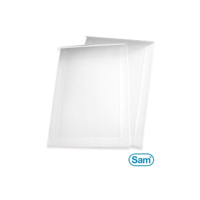 Bolsas con dorso de cartón - Offset - 229 x 324 mm - 90 g - Color blanco - Caja 100 bolsas Bolsas con dorso de cartón - Offset - 229 x 324 mm - 90 g - Color blanco - Caja 100 bolsas