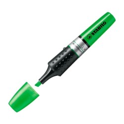Marcador fluorescente Stabilo Boss Luminator - Punta biselada - Trazo 2 mm y 5 mm - Color verde