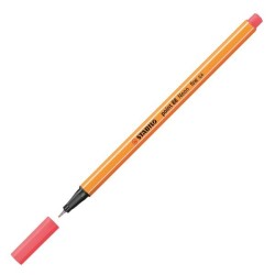 Rotulador Stabilo Point 88 - Punta 0,4 mm - Color rojo neón