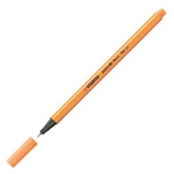 Rotulador Stabilo Point 88 - Punta 0,4 mm - Color naranja neón