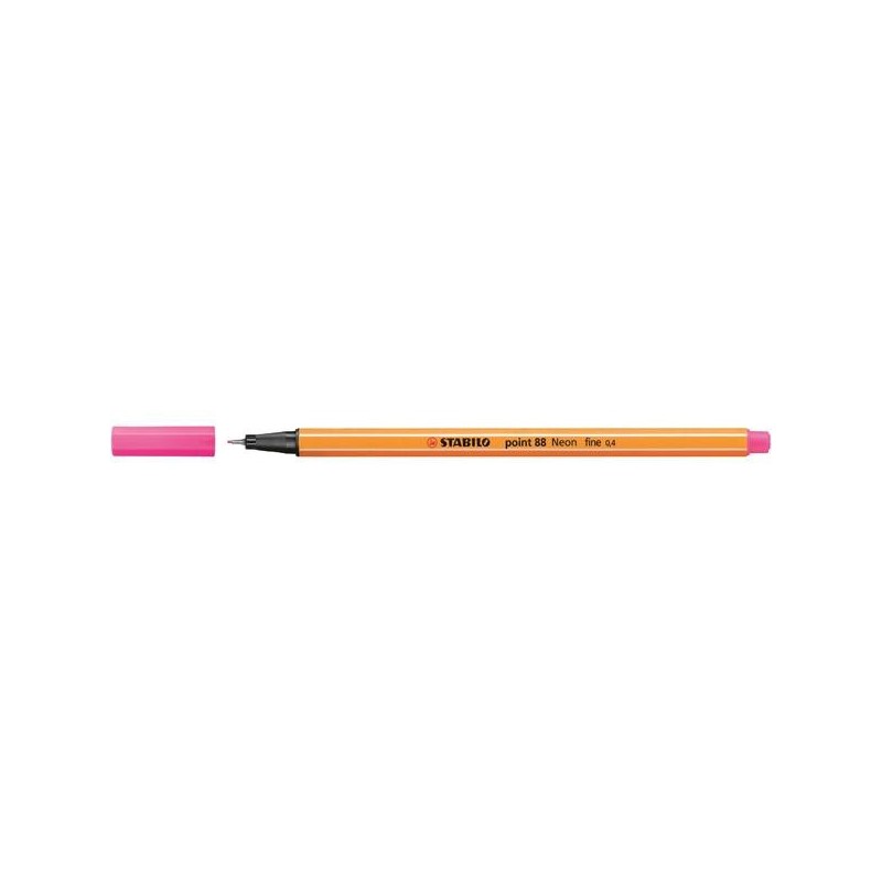 Rotulador Stabilo Point 88 - Punta 0,4 mm - Color rosa neón Rotulador Stabilo Point 88 - Punta 0,4 mm - Color rosa neón