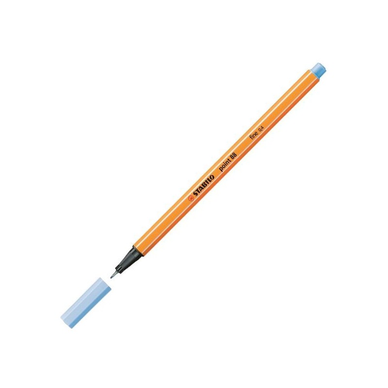 Rotulador Stabilo Point 88 - Punta 0,4 mm - Color azul hielo Rotulador Stabilo Point 88 - Punta 0,4 mm - Color azul hielo