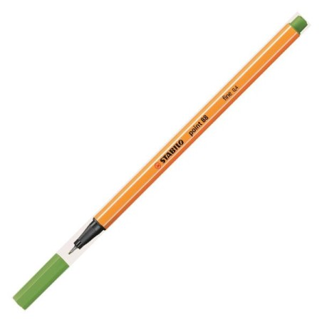 Rotulador Stabilo Point 88 - Punta 0,4 mm - Color verde manzana
