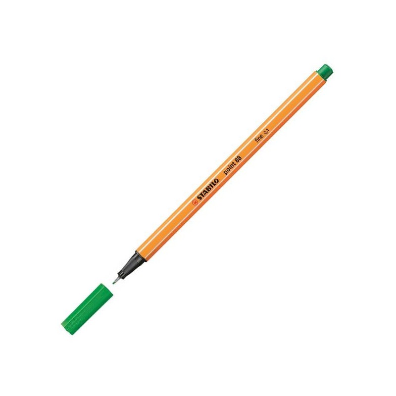 Rotulador Stabilo Point 88 - Punta 0,4 mm - Color verde Rotulador Stabilo Point 88 - Punta 0,4 mm - Color verde