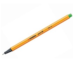 Rotulador Stabilo Point 88 - Punta 0,4 mm - Color verde hoja