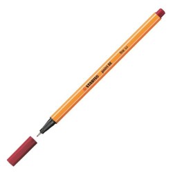 Rotulador Stabilo Point 88 - Punta 0,4 mm - Color carmesí