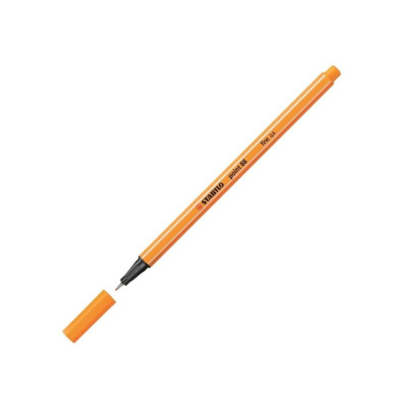 Rotulador Stabilo Point 88 - Punta 0,4 mm - Color naranja Rotulador Stabilo Point 88 - Punta 0,4 mm - Color naranja