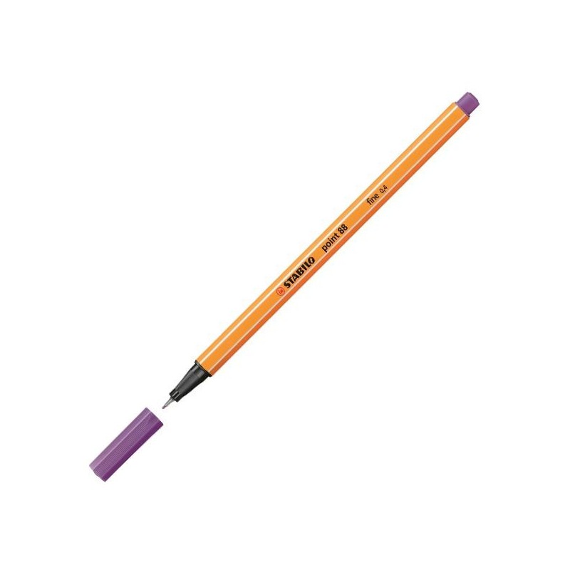 Rotulador Stabilo Point 88 - Punta 0,4 mm - Color violeta Rotulador Stabilo Point 88 - Punta 0,4 mm - Color violeta