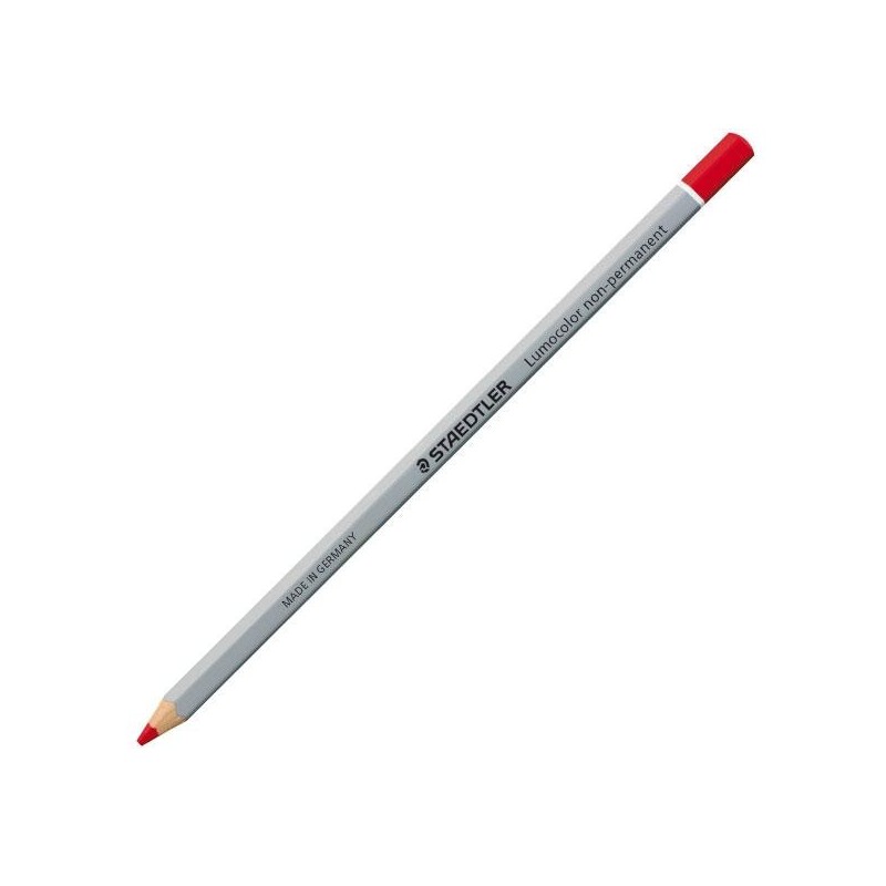 Lápiz de grafito Staedtler Lumocolor - Color rojo