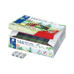 Lápiz de color Staedtler Noris Colour - 3 mm - Colores surtidos - School Pack 144 ud