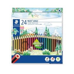 Lápiz de color Staedtler Noris Colour - 3 mm - Colores surtidos - Estuche 24 ud