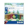 Lápiz de color Staedtler Noris Colour - 3 mm - Colores surtidos - Estuche 24 ud