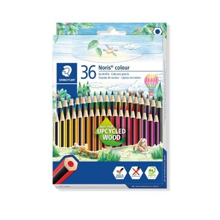 Lápiz de color Staedtler Noris Colour - 3 mm - Colores surtidos - Estuche 36 ud