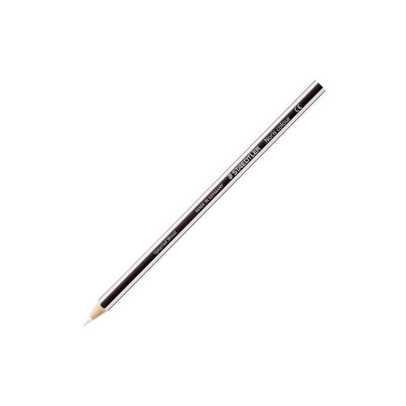 Lápiz de color Staedtler Noris Colour - 3 mm - Color blanco - Caja 12 ud