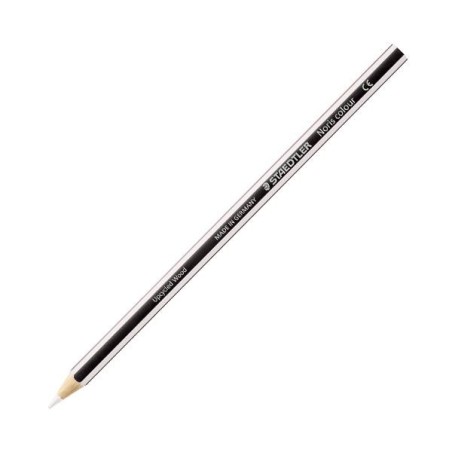 Lápiz de color Staedtler Noris Colour - 3 mm - Color blanco - Caja 12 ud