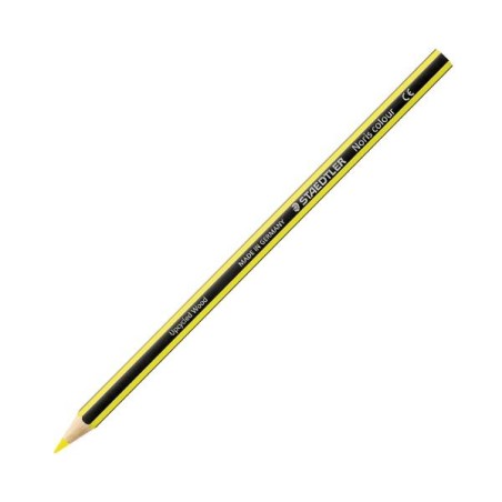 Lápiz de color Staedtler Noris Colour - 3 mm - Color amarillo - Caja 12 ud