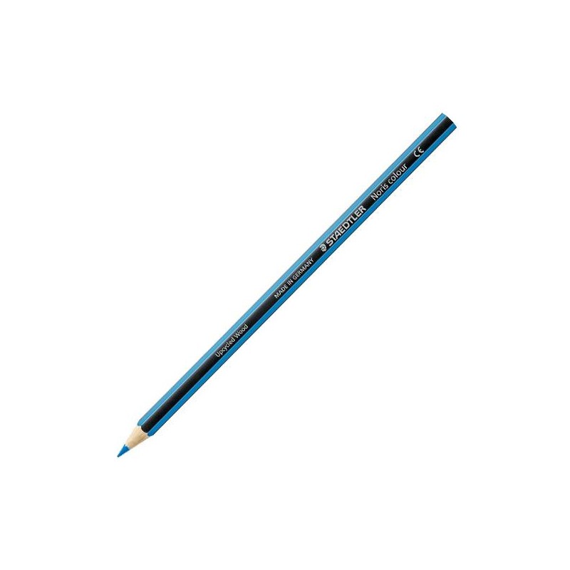Lápiz de color Staedtler Noris Colour - 3 mm - Color azul claro - Caja 12 ud