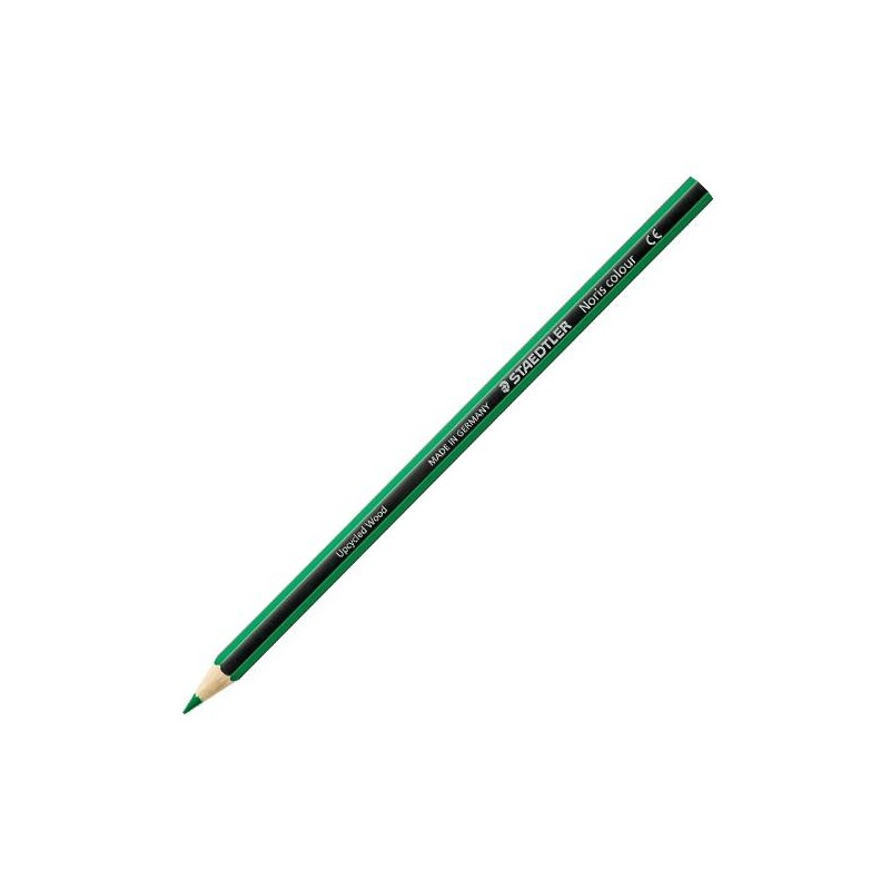 Lápiz de color Staedtler Noris Colour - 3 mm - Color verde oscuro - Caja 12 ud Lápiz de color Staedtler Noris Colour - 3 mm - Color verde oscuro - Caja 12 ud