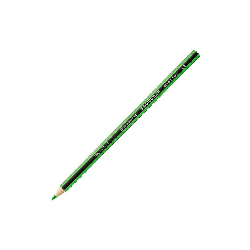 Lápiz de color Staedtler Noris Colour - 3 mm - Color verde claro - Caja 12 ud