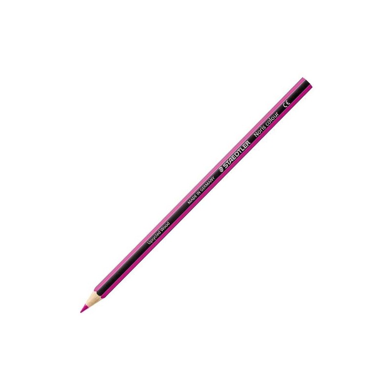Lápiz de color Staedtler Noris Colour - 3 mm - Color fucsia - Caja 12 ud