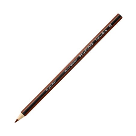 Lápiz de color Staedtler Noris Colour - 3 mm - Color marrón oscuro - Caja 12 ud